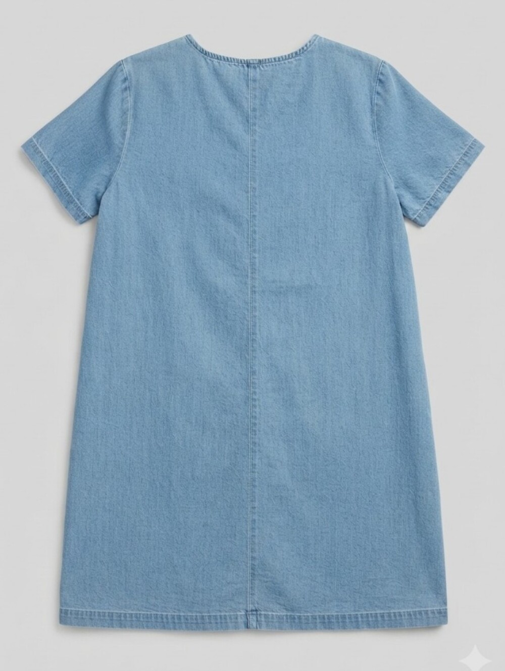Vintage Country Store Denim Dress Short Sleeve Lady Bugs Embroidered Pockets 3XL - Picture 4 of 11
